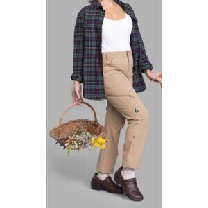 Gnara Go Fly Zipper Size 16 Women’s Hiking Pants Beige NWT $168 Pockets Shefly S